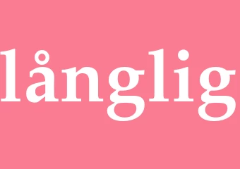 Synonym långlig