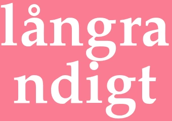 Synonym långrandigt
