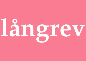 Synonym långrev