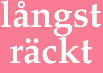 Synonym långsträckt