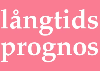 Synonym långtidsprognos