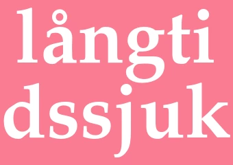 Synonym långtidssjuk