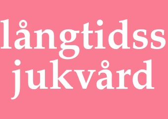 Synonym långtidssjukvård