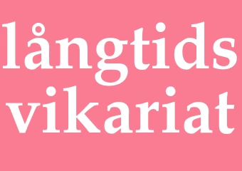 Synonym långtidsvikariat