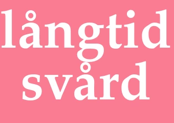 Synonym långtidsvård