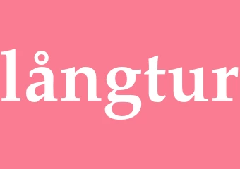 Synonym långtur
