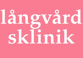 Synonym långvårdsklinik
