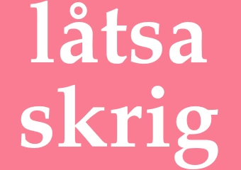 Synonym låtsaskrig