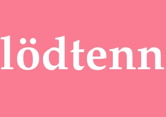 Synonym lödtenn