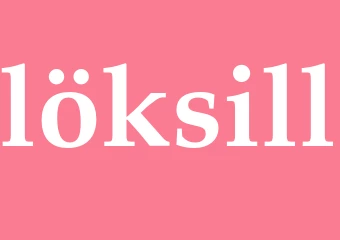 Synonym löksill