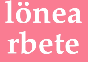 Synonym lönearbete