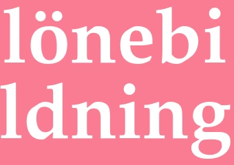 Synonym lönebildning