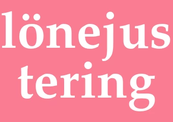 Synonym lönejustering
