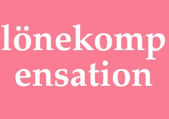 Synonym lönekompensation