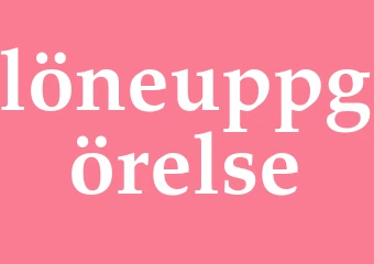 Synonym löneuppgörelse