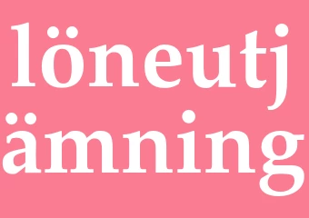 Synonym löneutjämning