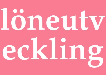 Synonym löneutveckling