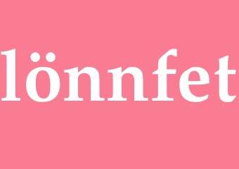 Synonym lönnfet