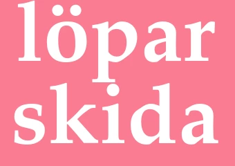 Synonym löparskida