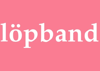 Synonym löpband