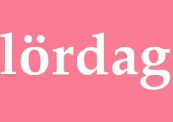 Synonym lördag