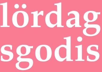 Synonym lördagsgodis