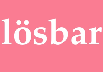 Synonym lösbar