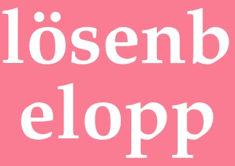 Synonym lösenbelopp