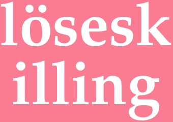 Synonym löseskilling