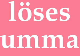 Synonym lösesumma