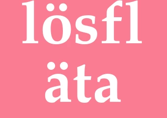 Synonym lösfläta