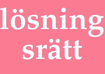 Synonym lösningsrätt