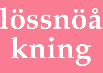 Synonym lössnöåkning