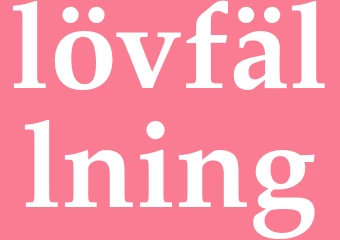 Synonym lövfällning
