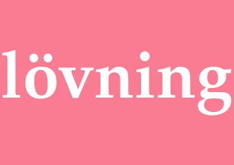 Synonym lövning
