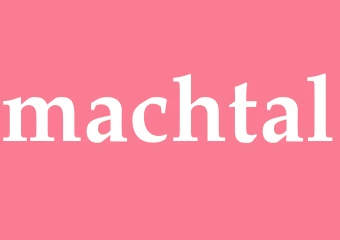 Synonym machtal