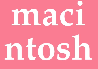 Synonym macintosh