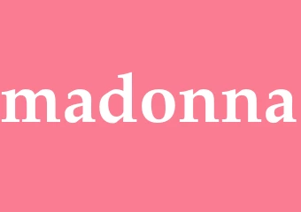 Synonym madonna