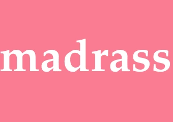 Synonym madrass