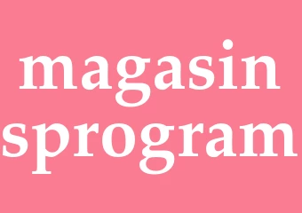 Synonym magasinsprogram
