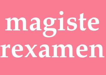 Synonym magisterexamen
