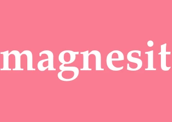 Synonym magnesit