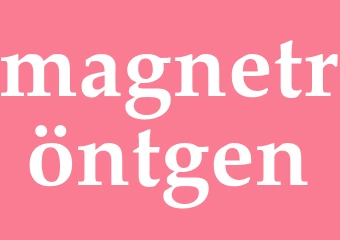 Synonym magnetröntgen