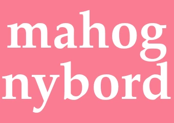 Synonym mahognybord