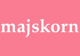 Synonym majskorn