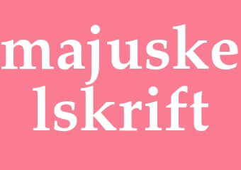 Synonym majuskelskrift