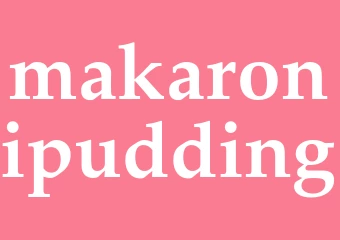 Synonym makaronipudding