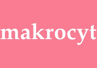 Synonym makrocyt
