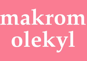 Synonym makromolekyl