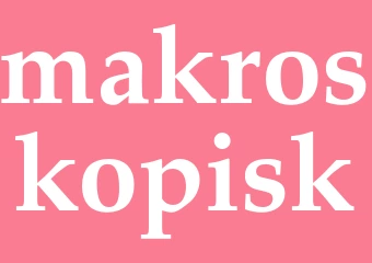Synonym makroskopisk